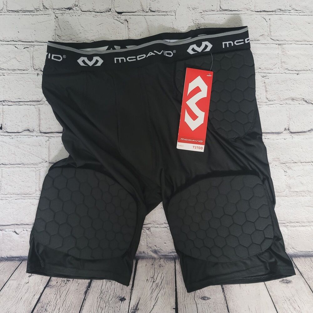 NWT McDavid HEX Dual-Density Thudd Short Biking/Cycling MD737DD-01-35 XL